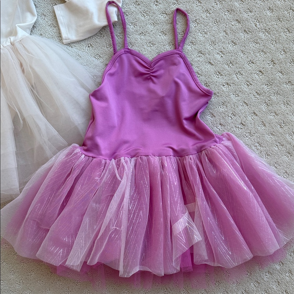 I Love Plum 6Y Tulle Ballet Dress (Pink/Purple)